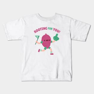 Sweet Potato Rooting For You Positive Words Kids T-Shirt